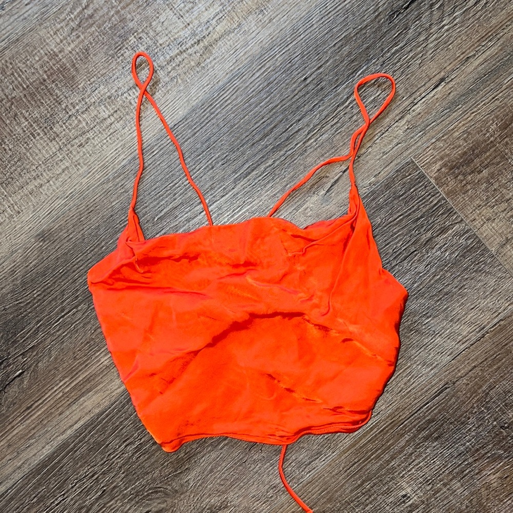 Open Back Crop Top